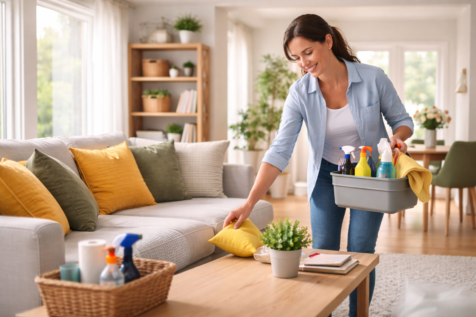 Daily Cleaning Habits That Keep Your Home Spotless Without Stress